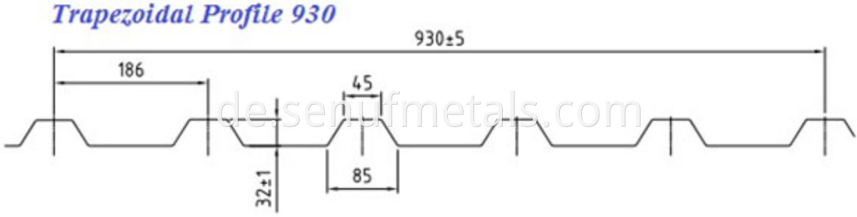 Trapezoidal Profile 930